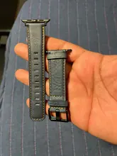 Correa de cuero de vaca Retro para Apple watch banda 44mm 40mm iWatch banda 42mm 38mm reloj pulsera Apple watch 5 4 3 21 38/42 44mm