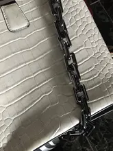 Bolsa de plástico con cadena para dama Súper elegante, bolsa de mensajero con correas para el brazo, bolso de mano, piezas para mochilas, fácil de combinar, correas de bolsa cruzada