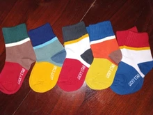 Calcetines de algodón para niños de 1 a 12 años, lote de 5 pares, transpirables, para Otoño e Invierno