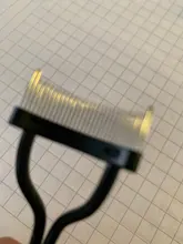 Separador de Peine de pestañas negro, maquillaje, rímel, rizador de pestañas, peine, cepillo de cejas, herramienta de aseo, herramienta AR1