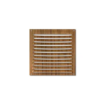 

Ventilation grille in aluminium with wood finish 15x15