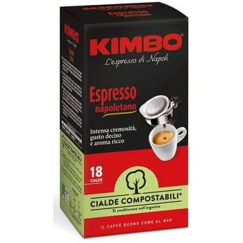 

Kimbo ESE Compostable Coffee Pods - Espresso Napoletano (12 x 18 Pods)