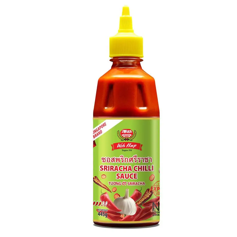 Woh Hup Sriracha пластиковая бутылка с горячим соусом чили 445gr производство маласия