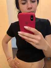 Green Crop Top T-Shirt Female Solid Cotton O-Neck Short Sleeve T-shirts for Women High