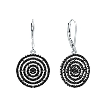 

Silver earrings with cubic zirconia sunlight sample 925