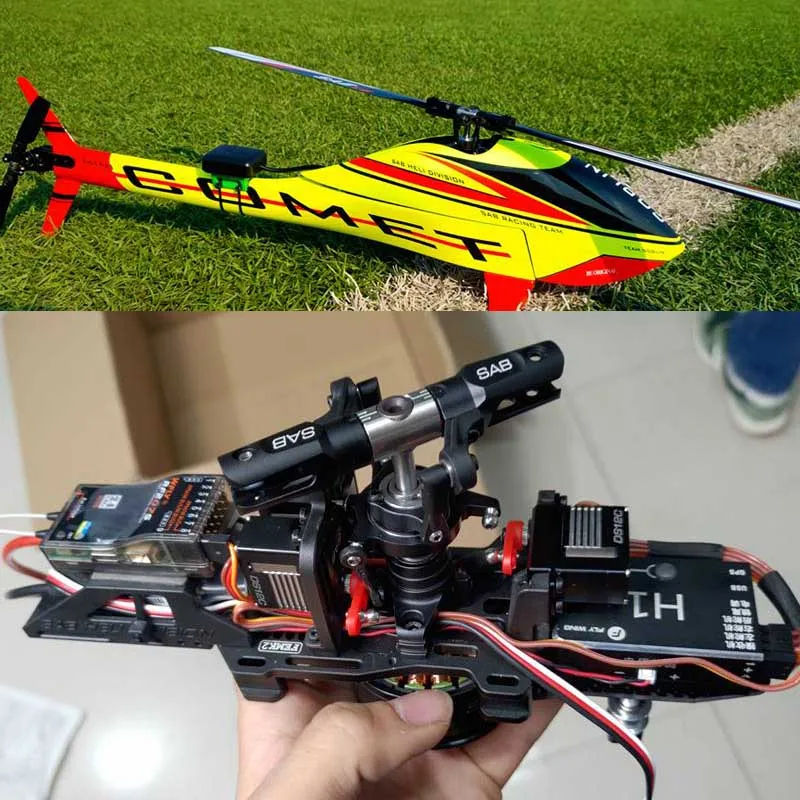 RC Helicopter Flight Controller Flywing H1 Flybarless Gyro System For ALIGN Trex