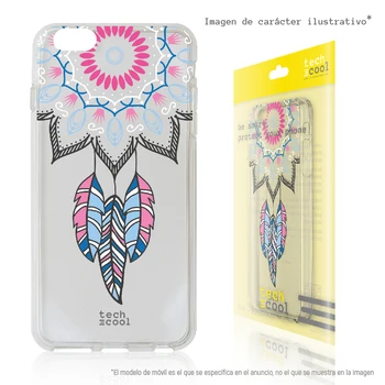 

FunnyTech®Stand case for Huawei Nova 5T L Dreamcatcher Silicone colored leaves