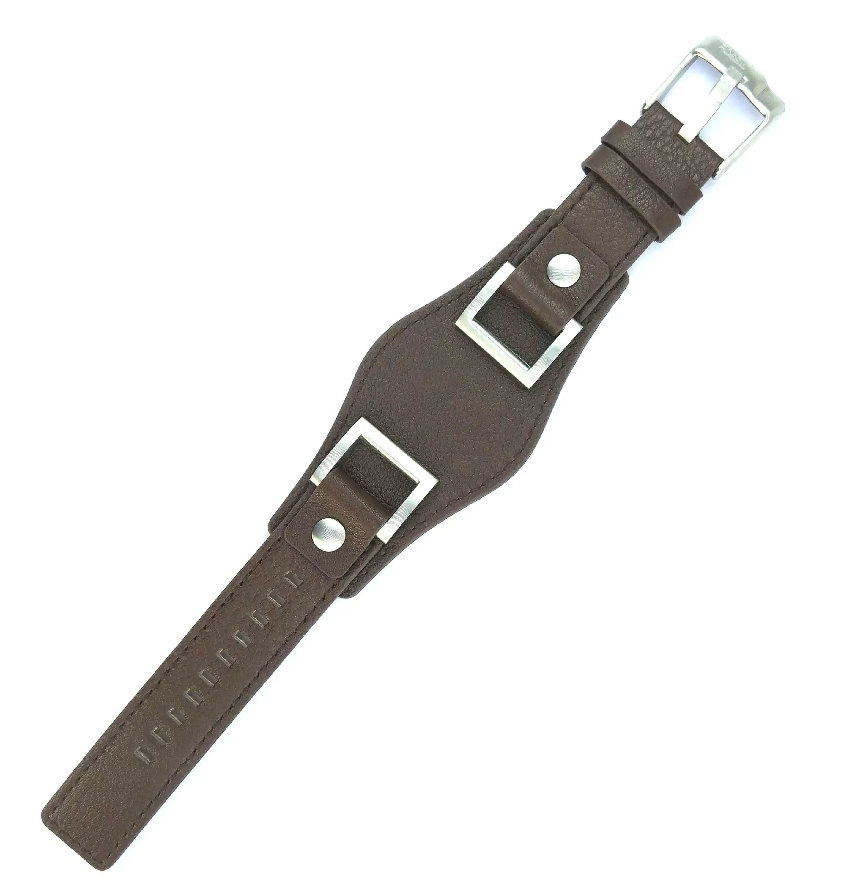 212ZTD коричневый кожаный ремешок для часов совместим с Fossil Jake JR1157 24 мм 545FSL |