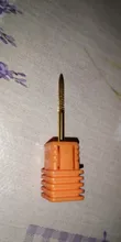 De alta calidad de oro medio 1 Uds bajo uñas poco de clavo archivo taladro poco Salón de Arte de uñas herramientas