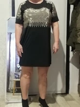 Dresses Short-Sleeve Diamonds Plus-Size Women Summer XXXL Vestidos Sexy Casual Fashion