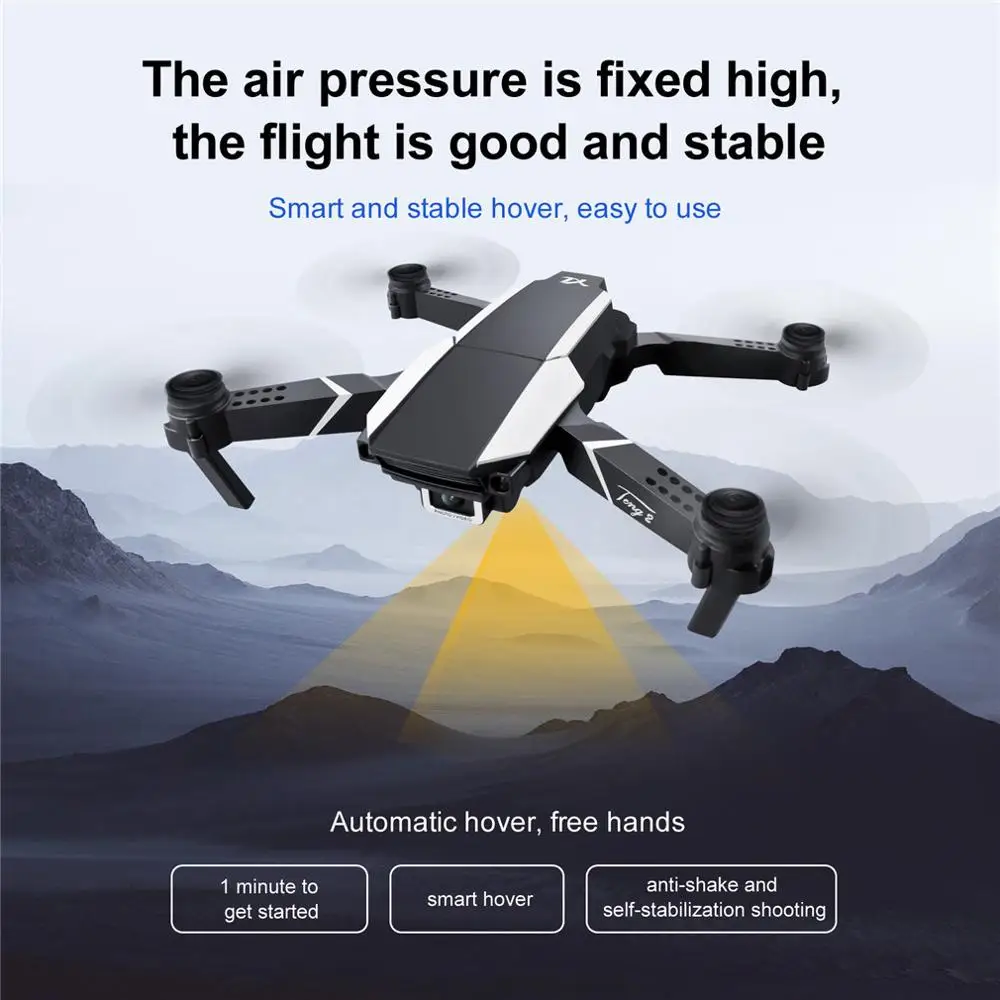 RC Drone Photograp UAV Profesional Quadrocopter S62 Wide Angle With 4K Camera Fixed-Height Folding Quadcopter