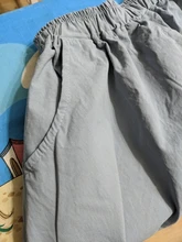 Surmiitro-falda de algodón 100% para mujer, falda de cintura alta, a la moda, con bolsillo coreano, corte en A, color blanco y negro, para verano, 2021