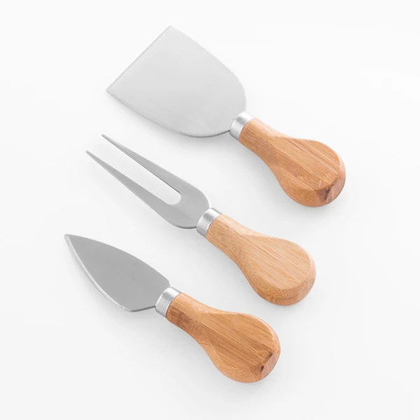 TakeTokio бамбуковая доска для сыра с ножами(4 шт