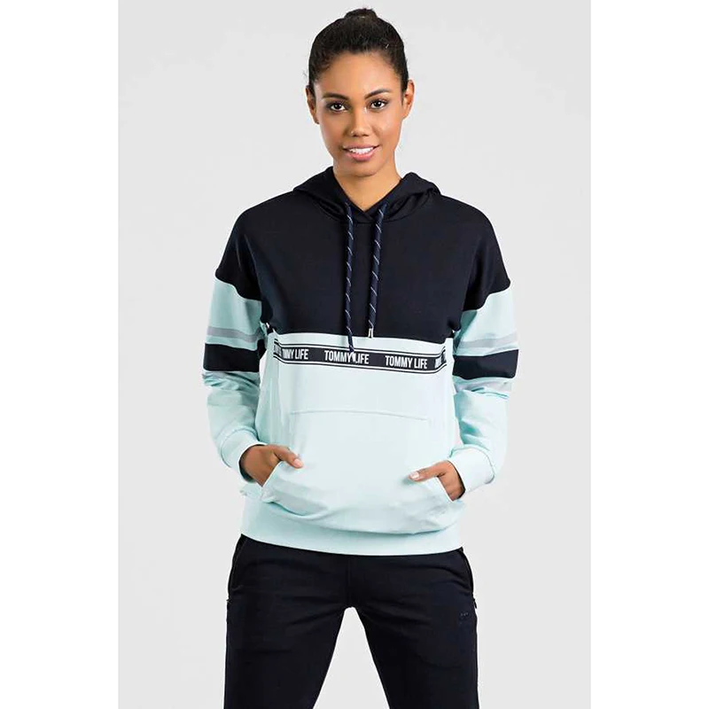 conjuntos de pijamas feminino com capuz linha