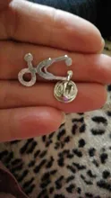 Brooches Pins Coat Jackets Bag-Button Badges Stethoscope Medical-Jewelry Collar Doctors