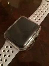 Funda transparente para Apple Watch Serie 6 SE 38MM 44MM 360 completamente transparentes Pantalla de TPU blando Protector para Iwatch cubierta 5 4 3 40MM 42MM