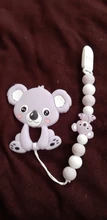 Teething Necklace Molar Silicone Beads Horse-Cookies Owl Koala Joepada Baby Toy Gift