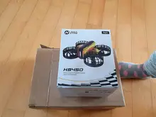 Holy Stone-Mini Dron de control remoto sin cabeza, cuadricóptero de control remoto, una tecla, aterrizaje automático, 3 baterías, helicóptero, HS450/210/330