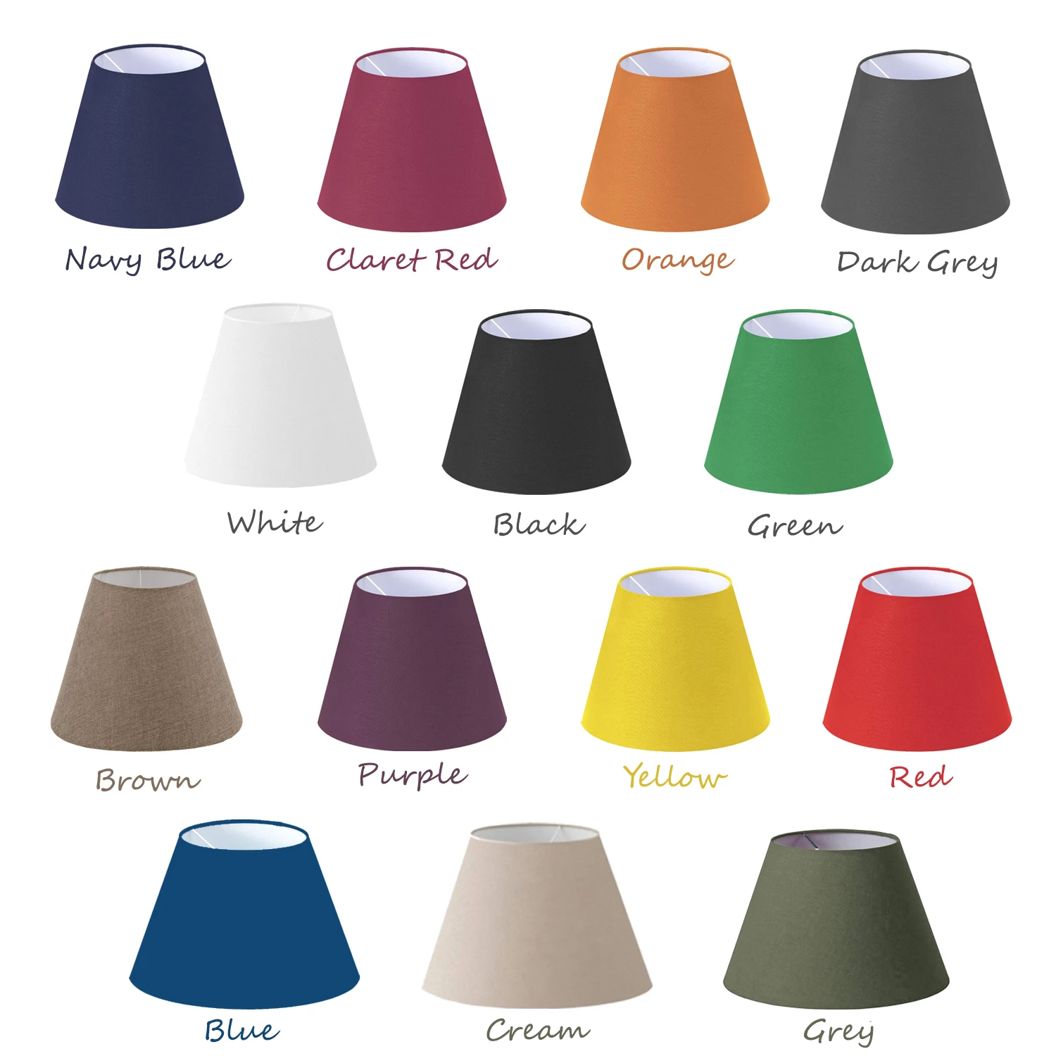 Lampshade Table Lamp Cone Lampshade 25x15x20 Cm Decorative High Quality Special Lampshade Fabric and Metal internal Components lamp covers shades lampshades for table lamps lamp shades for floor lamps pantalla de lamps