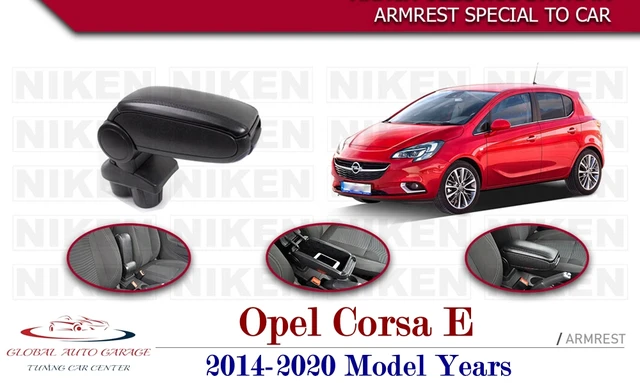 For Opel Corsa E Armrest 2014-2020 Car Accessories Storage Box Install Universal Cup Interior Auto Charging - Bumpers - AliExpress