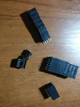 10 Uds IC conectores DIP6 DIP8 DIP14 DIP16 DIP18 DIP20 DIP28 DIP40 pines conector de enchufe DIP 6 8 14 16 18 20 24 28 40 pin