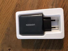Ugreen-cargador USB de carga rápida para teléfono móvil, adaptador de carga rápida QC3.0 de 36W para iPhone, Samsung, Xiaomi Redmi, 3,0