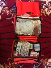 Viajes de camping supervivencia kits médicos promoción Kit de primeros auxilios coche kit de primeros auxilios al aire libre grande bolsa kit emergencia