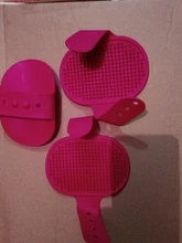 Cepillo de baño de policarbonato para perros, cepillo de baño de gato, guante de goma, cuidado del pelo, piel, masaje de masaje para mascotas, 1 unidad