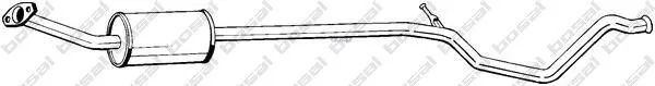 Глушитель Средняя Часть Peugeot 307 1.6 16v Bosal арт. 288103