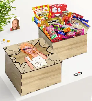 

Tailor-made In Wooden Box Lady Caricature Of Nostalgic Lezzetler Gift Seti-18