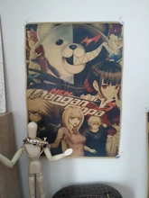 Art-Painting Poster Kraft-Paper Wall-Decor Danganronpa Prints Anime Home-Room Bar And