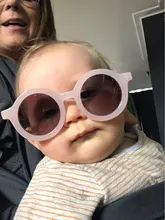 Gafas de sol de marca para bebés, gafas de sol populares para niños pequeños con marco UV400 para exteriores, gafas para playa para vacaciones de verano, 2019