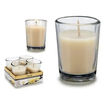 

Candle Set Glass (4 Pieces) Vanilla