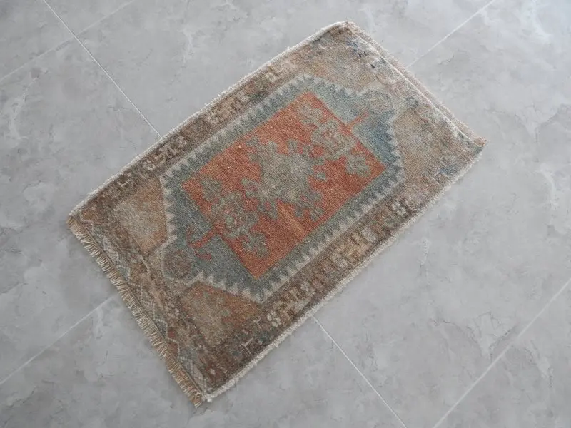 Винтажный тканый ковер 21 ''X 32''/52X81 см