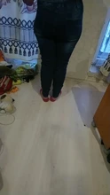Vaqueros rasgados con cordón para mujer, Vaqueros elásticos con agujeros, pantalones largos ajustados de talla grande