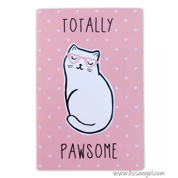 

Kawaii Cat Notebook "Totally Pawsome" (A5)