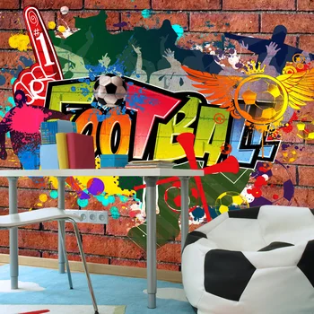 

Wall mural-Football fans! -200x140 cm
