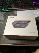 LEXIN-Intercomunicador con bluetooth 5,0 para casco, auriculares resistentes al agua de 1200m para 2 conductores de 6 colores, modelo LEXIN ET COM, 1 unidad