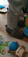 DOGEEK-Zapatillas adorables para bebé, zapatos de cuna de punto para niño y niña, antideslizantes de dibujos animados
