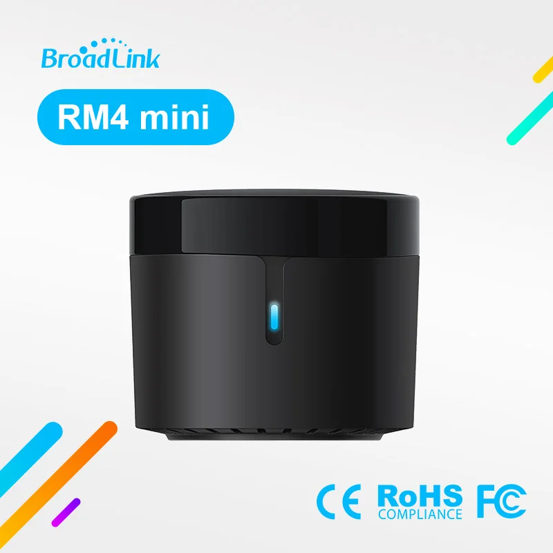 Broadlink RM4-MINI Universal IR Remote Control, Smart Home WiFi Remote Hub Compatible with Alexa