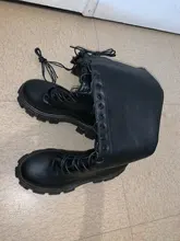 Alto rodilla botas de Pu tacones altos para las mujeres zapatos de moda 2020 primavera otoño zapatos de mujer de talla grande 35-43