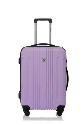 light purple luggage