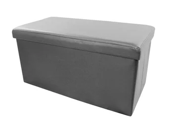 

Ottoman box padded solid color pattern Frank Gray color 8
