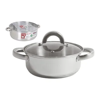 

Casserole with glass lid Quttin Steel (ø 30 cm)