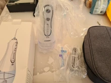 AZDENT-irrigador Dental eléctrico de agua, inalámbrico, portátil, recargable por USB, 5 modos, impermeable IPX7
