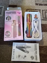 2 en 1 recortador eléctrico de cejas maquillaje indoloro ojo frente depiladora para las mujeres afeitar Razors Mini portátil utensilio para eliminar el vello Facial