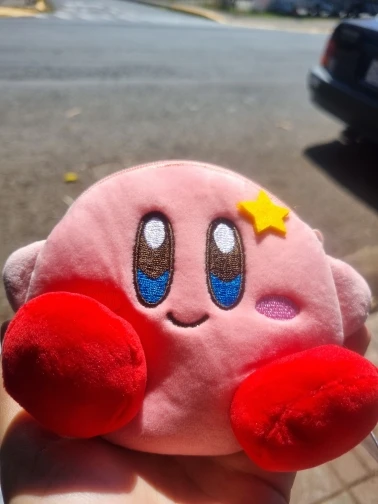 Kawaii Kirby Plush Purse Bag
