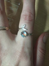 Anillo ajustable con forma de luna y cola de Plata de Ley 925 auténtica para mujer, joyería fina con personalidad, accesorios elegantes para fiesta