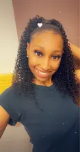 USEXY-extensiones de cabello humano brasileño rizado, coleta con Clip, cabello Remy rizado para mujeres negras