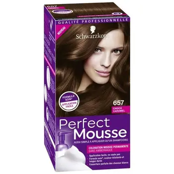 

SCHWARZKOPF Permanent Perfect Mousse Coloring - Choco Caramel 657 - 35 ml